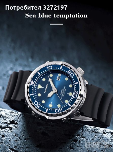 2023 FOXBOX спортен кварцов часовник,водоустойчив,подвижен безел, дата, снимка 1