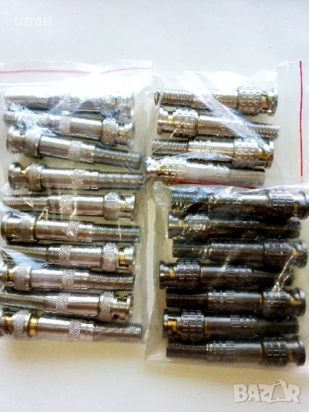 BNC конектори нови,налични 21 броя, снимка 1