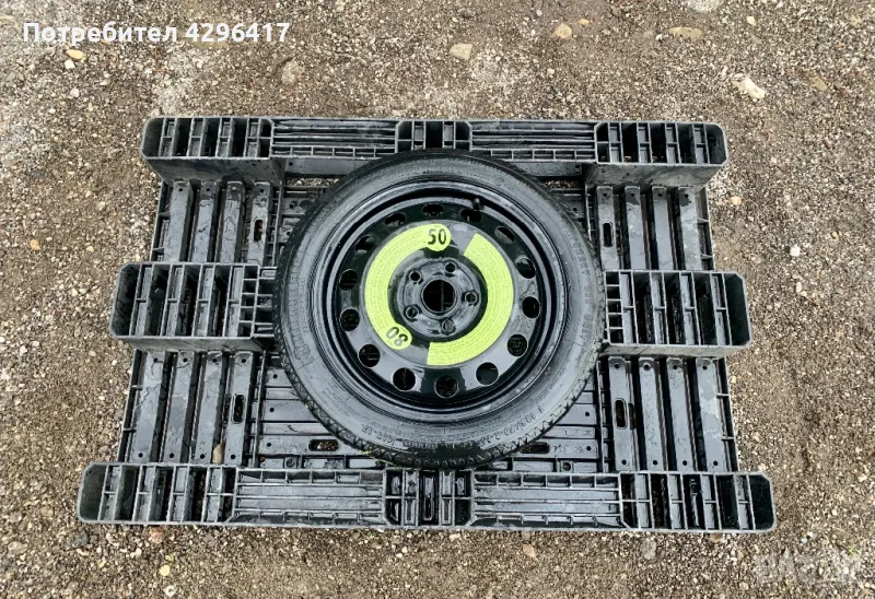 Патерица/Резервна гума Continental 16цола 5x112 за Vw,Audi,Skoda,Seat, снимка 1