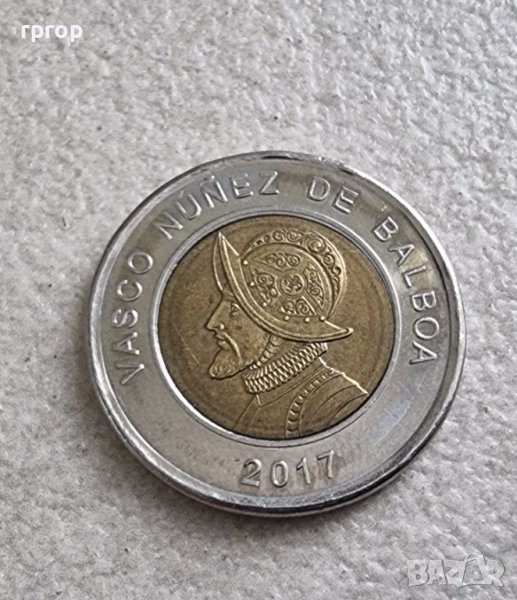 Монета. Панама .1 балбоа .2017 година., снимка 1