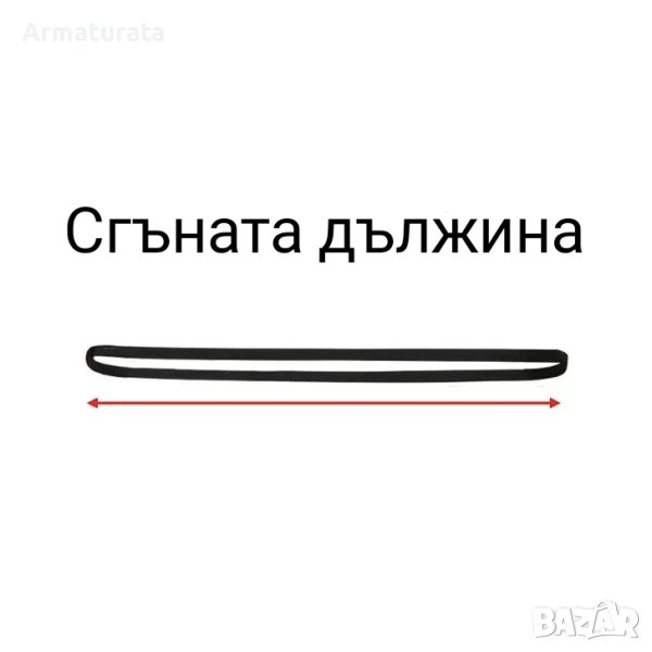 Плосък ремък за грамофон 282 мм, снимка 1