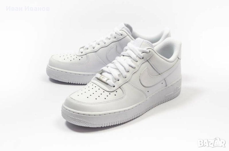 оригинални маратонки  Nike Air Force 1 07 Men's Shoes WhiteWhite номер 45,5-46, снимка 1