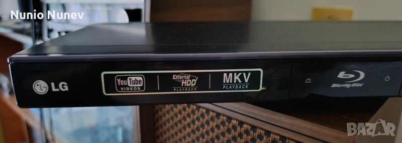 Блу рей плейър LG BD 560 BLU RAY DISK/DVD PLAYER с подарък, снимка 1