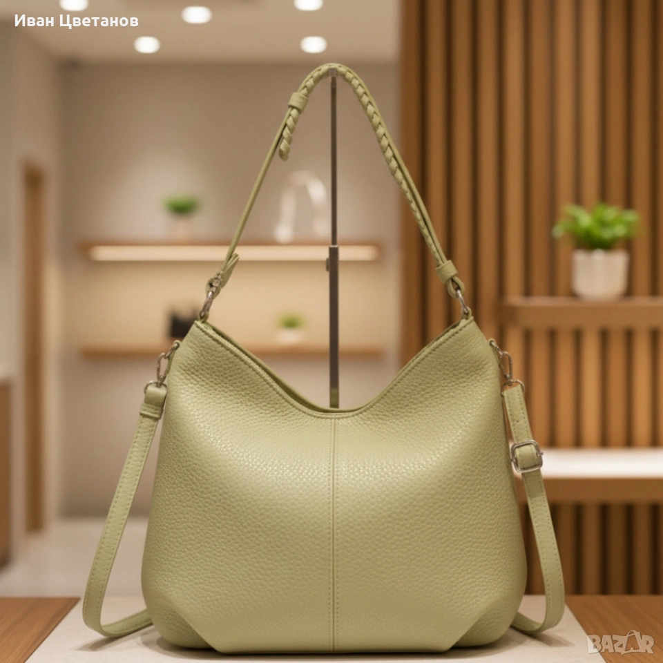 Елегантна дамска чанта от еко кожа – стил и практичност за всеки ден, снимка 1