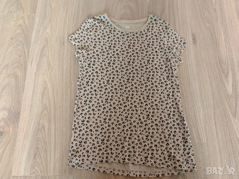 Блуза с леопардови шарки 9-10 г, снимка 1