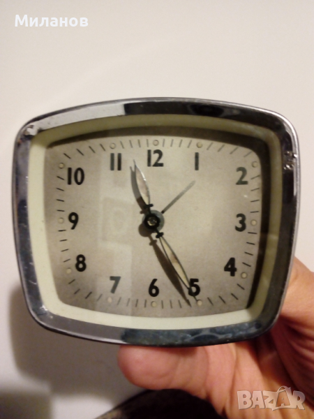 Стар механичен немски будилник, снимка 1