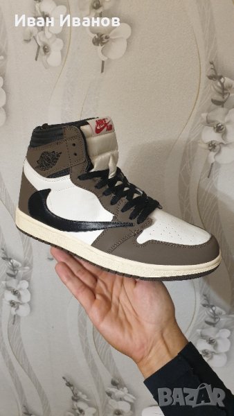 оригинални маратонки  Jordan 1 High Travis Scott x Cactus Jack  номер 43 , снимка 1