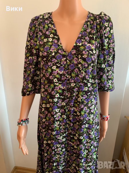 Дълга рокля на цветя, снимка 1