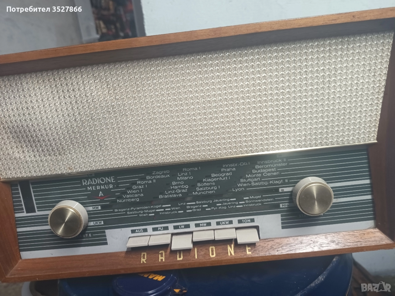 Лампово радио Radione, снимка 1