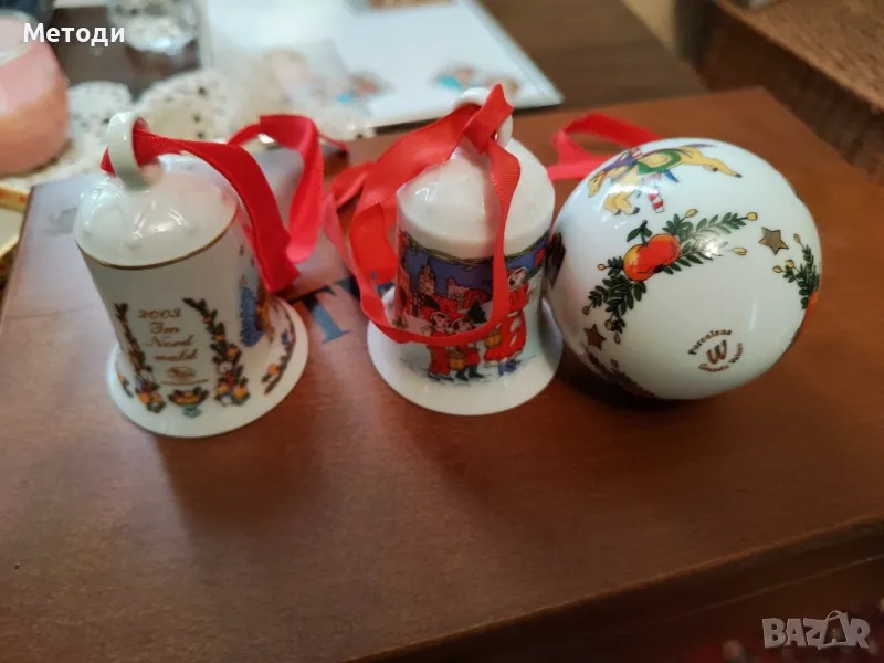 Порцеланови Коледни играчки Лот, снимка 1