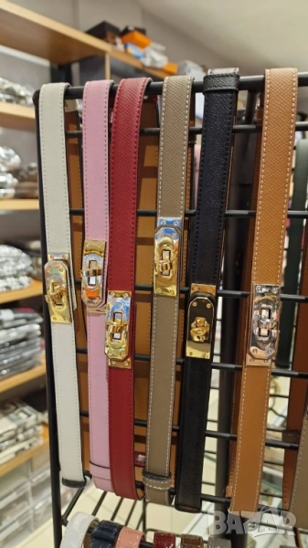 колани от естествена кожа в кутия hermes , снимка 1