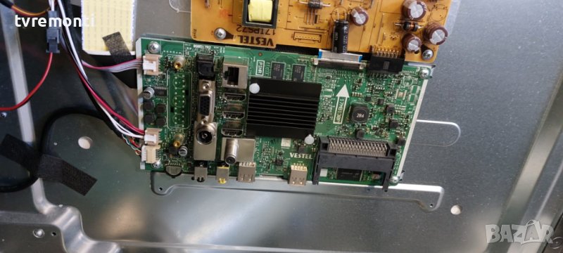 MAIN BOARD ,17MB130P for JVC LT-43V14JU for 43 inc DISPLAY VES430QNUL-2D-U01, снимка 1