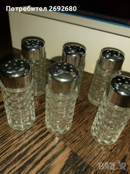 Нов комплект от 6бр. солници от времето на соца, снимка 1