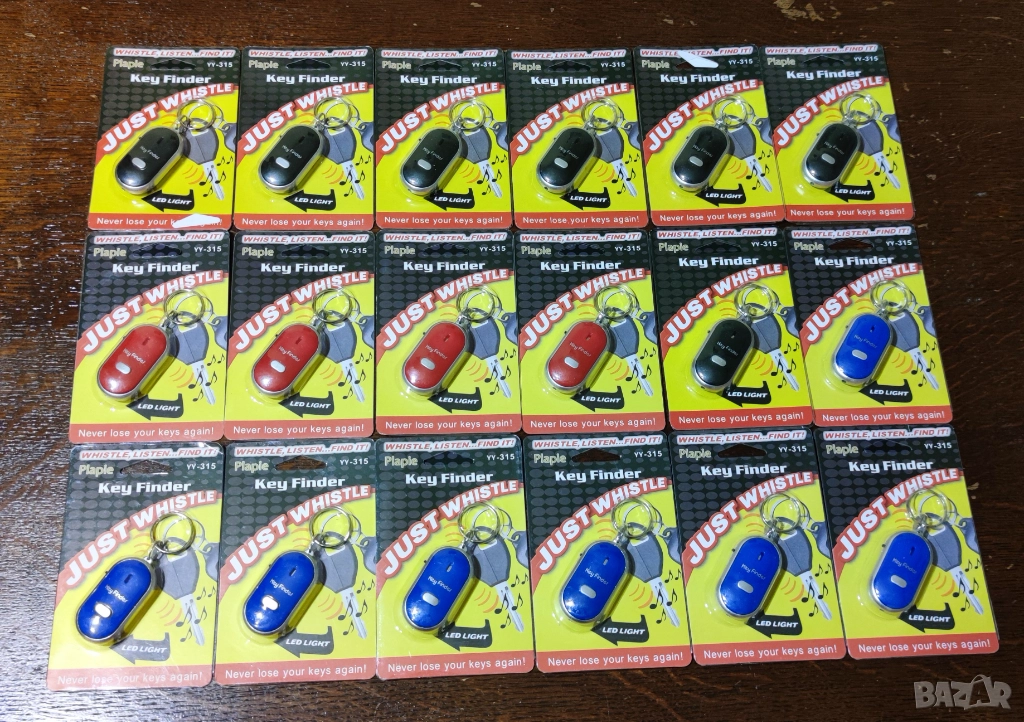 ЛОТ Ключодържатели за намиране на ключове 18 броя, снимка 1