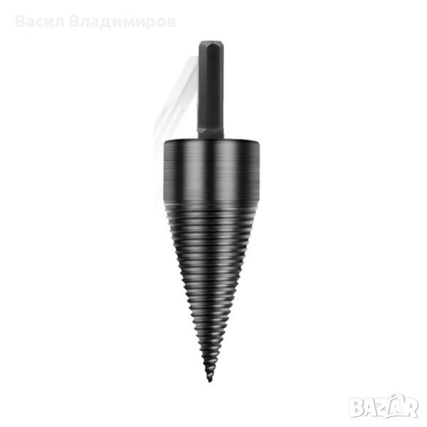 Конус за цепене на дърва за винтоверт/бормашина, снимка 1