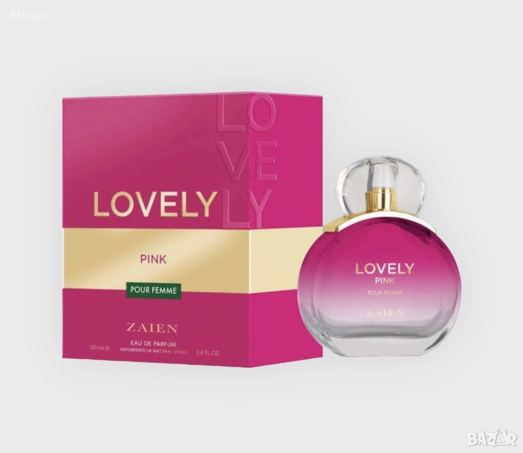 Дамска парфюмна вода ZAIEN LOVELY PINK Pour Femme Eau de parfum 100 ml, снимка 1