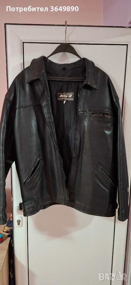 кожено яке в пелфектно състояние с подплата, снимка 1