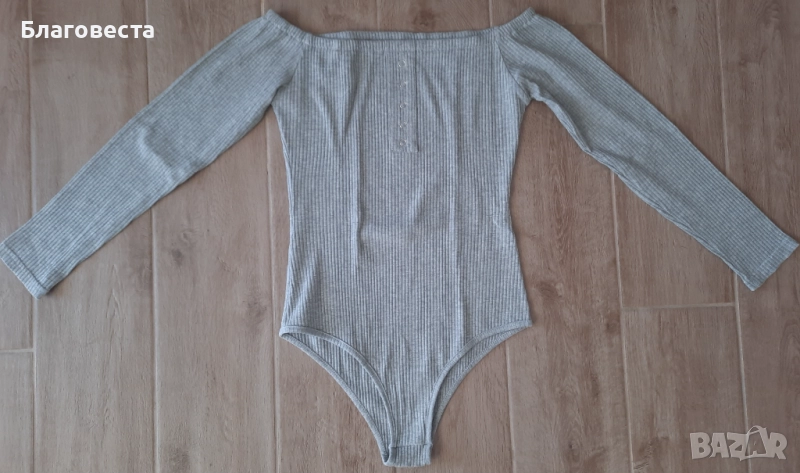 Боди в сив цвят , снимка 1