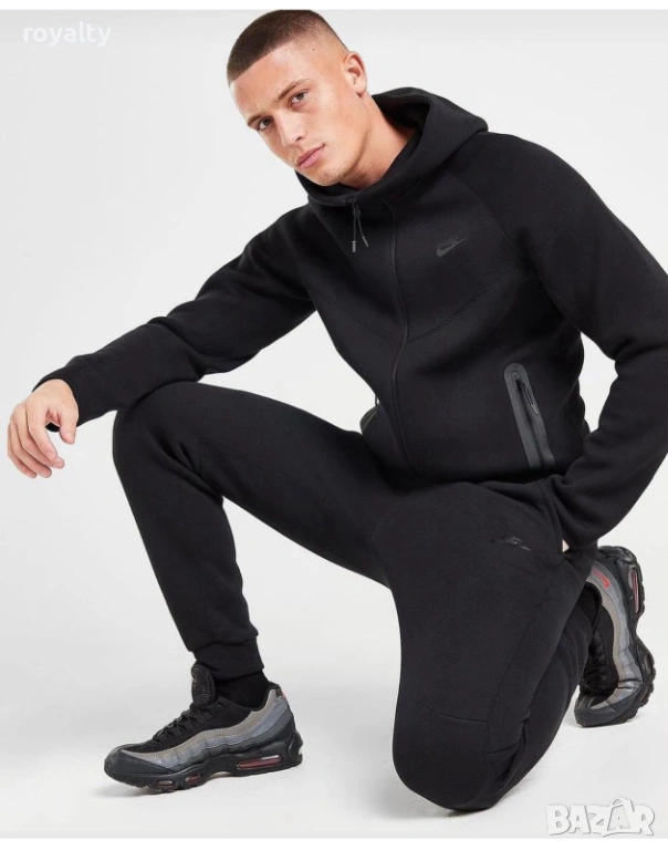 Nike Tech Черен Мъжки Спортен Екип Найк Тек, снимка 1