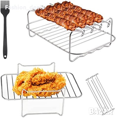 Нова двуслойна скара от неръждаема стомана/Дом Готвене Фритюрник, снимка 1