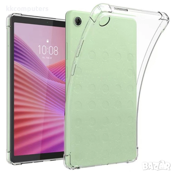 Калъф с Протектор за Lenovo Tab One TB-305FU / Tab K9, Прозрачен TPU, Ударозащитен с 4 Подсилени Ъгъ, снимка 1