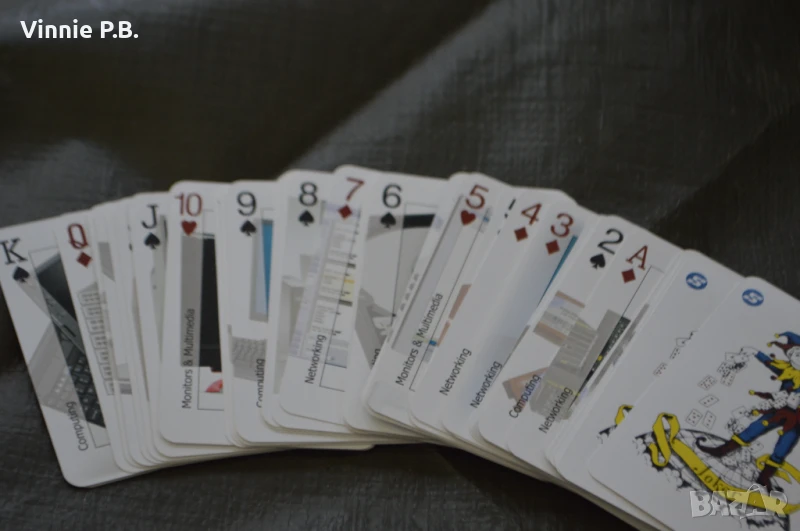 Карти за игра с компютърна техника, електроника и периферия, снимка 1