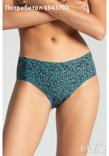 Безшевни бикини в зелен цвят 04 S, снимка 1