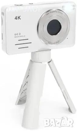 Нова Дигитална камера 64MP с 4K видео, зуум и аксесоари Фотоапарат деца, снимка 1