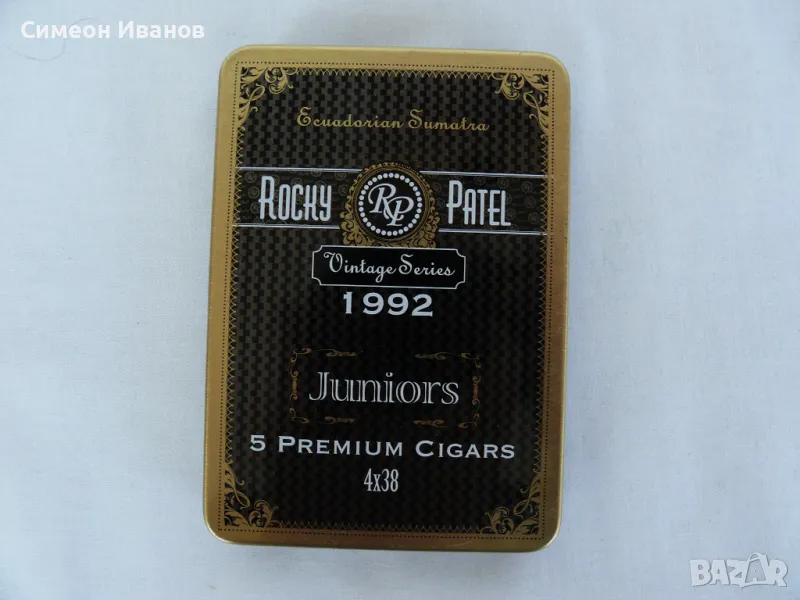 Интересна метална кутия от цигари пурети табакера #2095Интересна метална кутия от цигари пурети таба, снимка 1