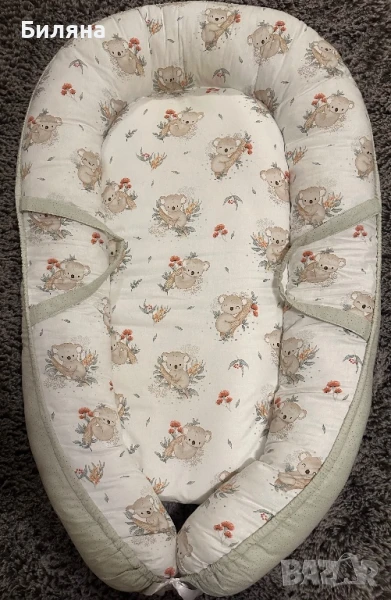 Бебешко гнездо -двулицево с дръжки 100/55 см, снимка 1