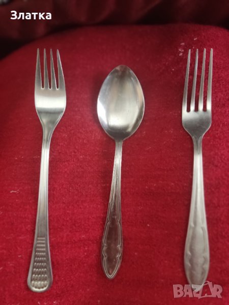 Прибори за хранене. Български, неръждаеми, здрави, качествени! Вилици  Лъжици Ножове, снимка 1