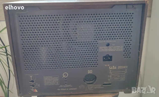 Старо лампово радио Saba 355H, снимка 8 - Антикварни и старинни предмети - 48903492
