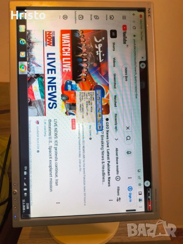 Монитор NEC MultiSync EA221WMe LCD , снимка 2 - Монитори - 53540999