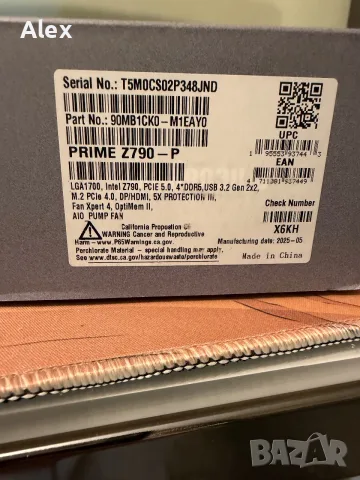 Дъно Asus Prime Z790-P, снимка 5 - Дънни платки - 55769648