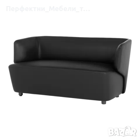 Менъджерски директорски офис стол и дивани за посетители в черна еко кожа, снимка 8 - Столове за офис - 47605243