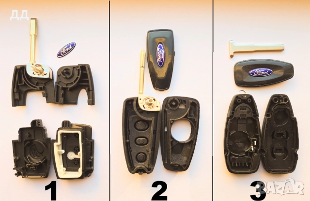 Ключ кутийка дистанционно за Форд Ford, снимка 4 - Аксесоари и консумативи - 52958086