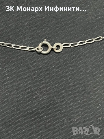 Сребърна верижка, снимка 3 - Колиета, медальони, синджири - 52069934