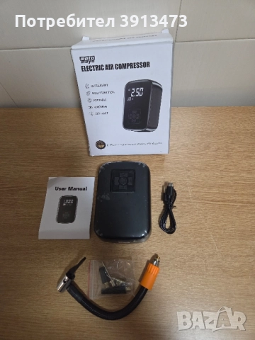 Чисто нова Преносима помпа за гуми 150 PSI, 4000MAH