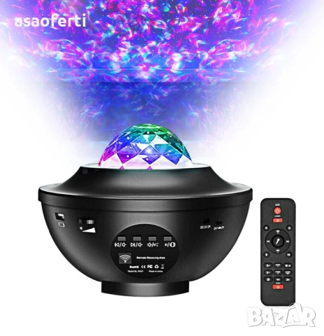 Детска нощна лампа, звезден проектор