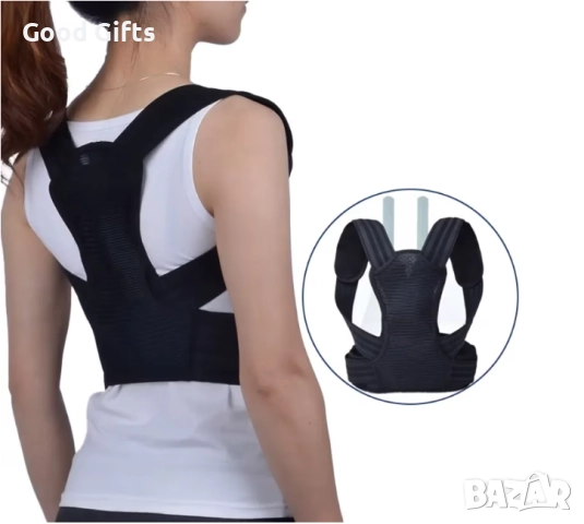Коректор за правилна стойка – универсален регулируем колан за гръб, снимка 5 - Други - 51772291