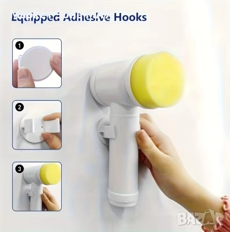 Високооборотна електрическа четка – чисто без усилие!, снимка 8 - Други стоки за дома - 52890856