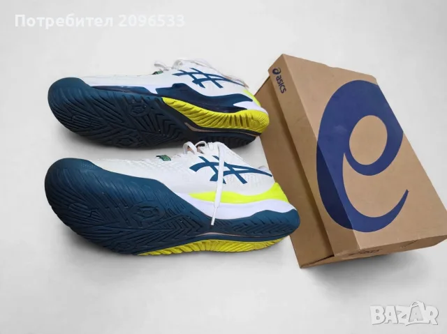 ASICS GEL-RESOLUTION 9 - 44.5 / 28.25 см - Бели - като нови, снимка 2 - Маратонки - 56300827