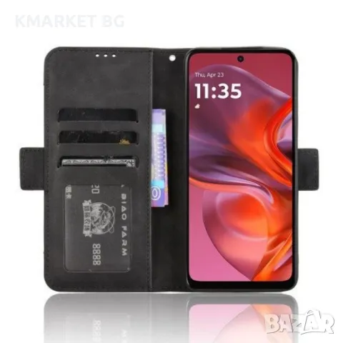 Motorola Moto G05 4G / E15 4G Multiple Card Slots /Magnetic Wallet Калъф и Протектор, снимка 7 - Калъфи, кейсове - 48860118