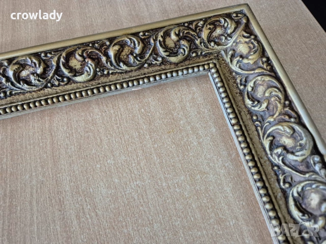 Барокова златна рамка за гоблен картина огледало 10, снимка 5 - Картини - 53096135