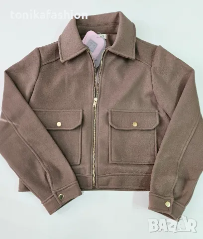 Късо палто/яке, снимка 3 - Якета - 48996567