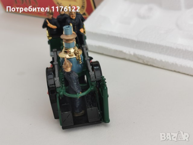 Matchbox MOY YS-43 1905 Busch Self Propelled Fire Engine Мачбокс Пожарна Кола Олдтаймер, снимка 13 - Колекции - 41524945