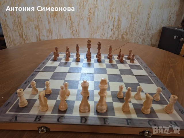 Шах и табла дърворезба, снимка 8 - Колекции - 56403451