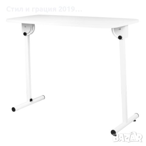 Маса за маникюр Activeshop -100 x 50 x 78 см - сгъваема, снимка 3 - Педикюр и маникюр - 44197014