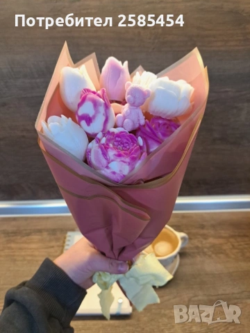 Букети от соеви свещи с разнообразни аромати 💐, снимка 6 - Други - 53298526