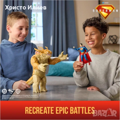 Супермен срещу Кайджу битка със слайм Spin Master DC, снимка 7 - Фигурки - 53493164
